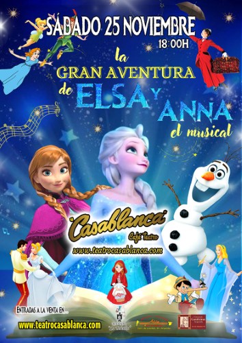 Cartel La Gran Aventura de Elsa y Anna