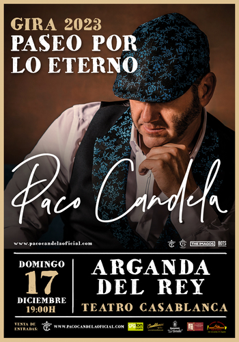 Cartel Paco Candela en concierto