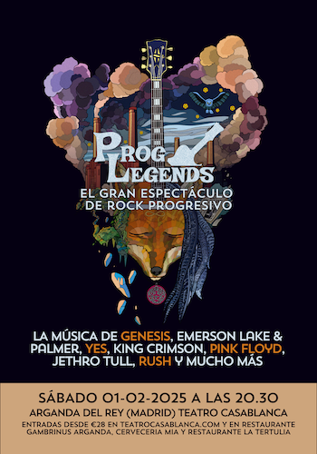 PROG LEGENDS: El gran espectáculo de Rock Progresivo