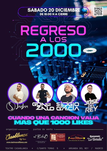 CARTEL REGRESO A LOS 2000